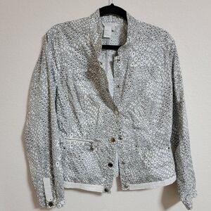 Spanner Snake Print Jacket with Sparkle